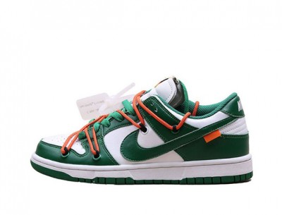 Fake Off-White Nike Dunk Low "Pine Green"