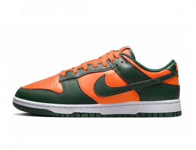 Latest Reps Nike Dunk Low "Miami Hurricanes" Sneakers
