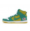 nike sb dunk high oakland athletics