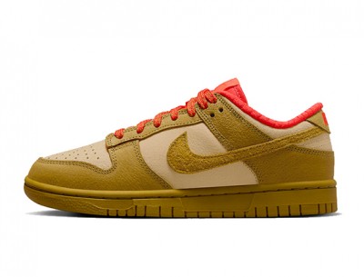 Fake Nike Dunk Low “Bronzine Sesame Picante Red”