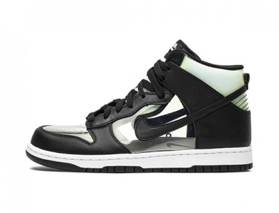 Copy Nike Dunk High Comme Des Garcons "Clear"