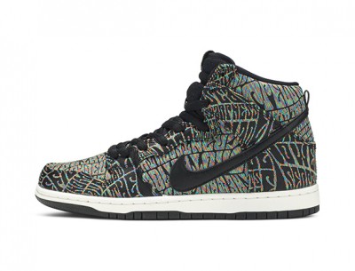 Counterfeit Nike SB Dunk High "Psychedelic"