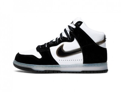 Counterfeit Slam Jam x Nike Dunk High "Black"