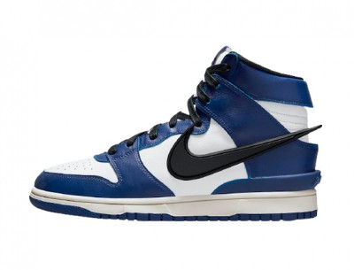 Fake Nike Dunk High AMBUSH "Deep Royal"