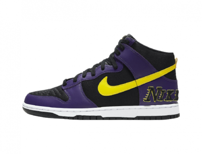 Fake Nike Dunk High EMB "Lakers"