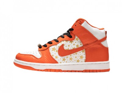 Fake Nike SB Dunk High Supreme "Orange"