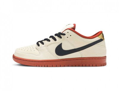 Fake Nike SB Dunk Low "Muslin" on Feet