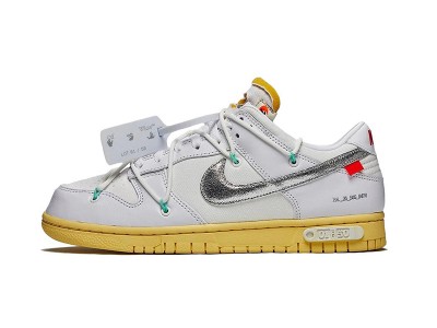 Fake Off-White x Nike Dunk Low "01 of 50"