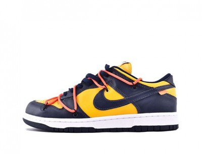 High-quality Fake Nike Dunk Low Off-White "University Gold"