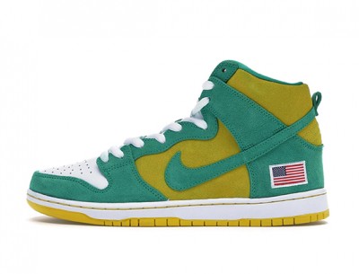 Imitation Nike SB Dunk High "Oakland Athletics"