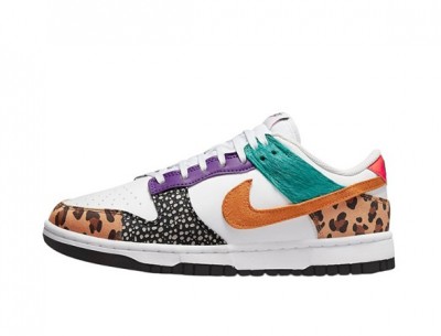 Nike Dunk Low  “Patchwork" Safari Mix 