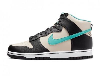 Knockoff Nike Dunk High EMB (Black)