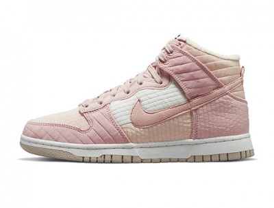 Womans Fake Nike Dunk High LX Next Nature Pink Oxford 