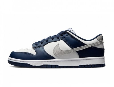 Fake Nike Dunk Low "Summit White Midnight Navy"