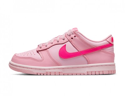 Good Replica Nike Dunk Low GS "Triple Pink"
