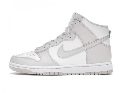 Cheap Replica Nike Dunk High Retro "White Vast Grey" (2021) 