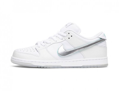 Replica Diamond Supply Co. x SB Dunk Low Pro "White Diamond"