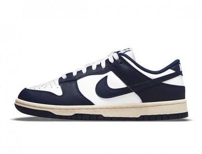 Fake Nike Dunk Low "Vintage Navy" Woman's Shoes