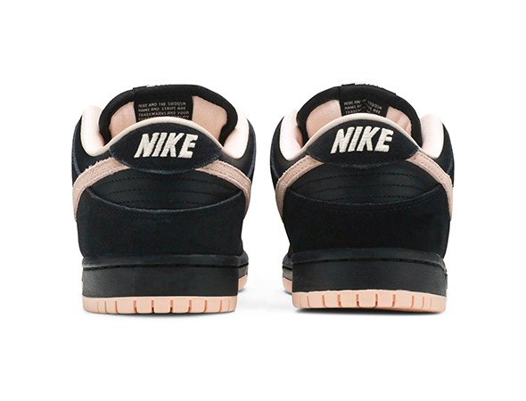 nike sb dunk low black washed coral
