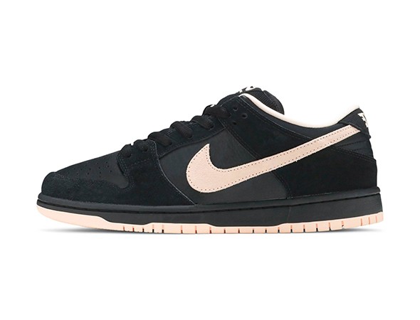 nike sb dunk low black washed coral