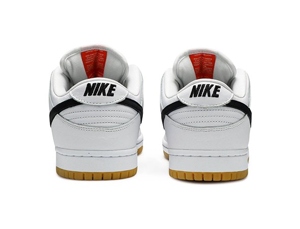 nike sb dunk low black orange label