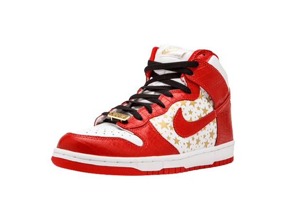supreme red dunks