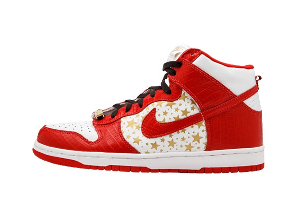 supreme red dunks