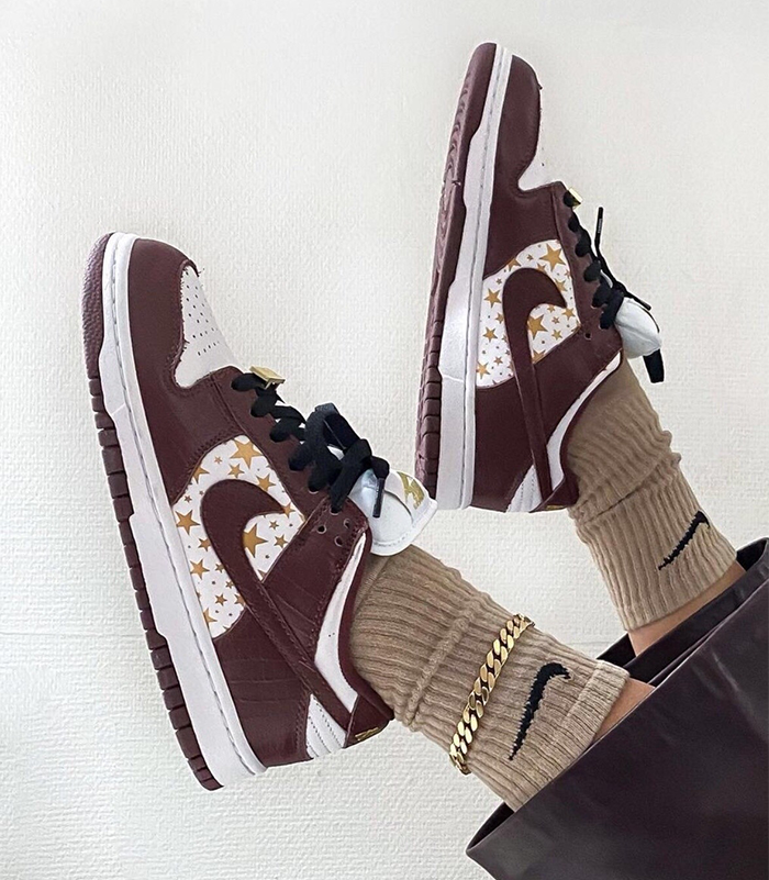 supreme brown dunk