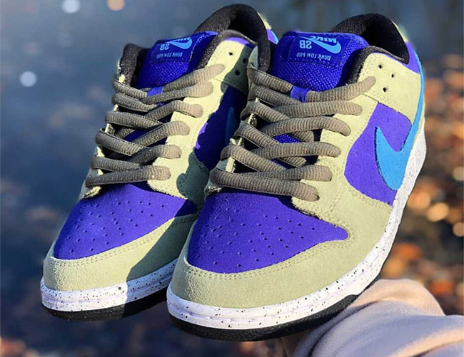 nike dunk low sb acg celadon